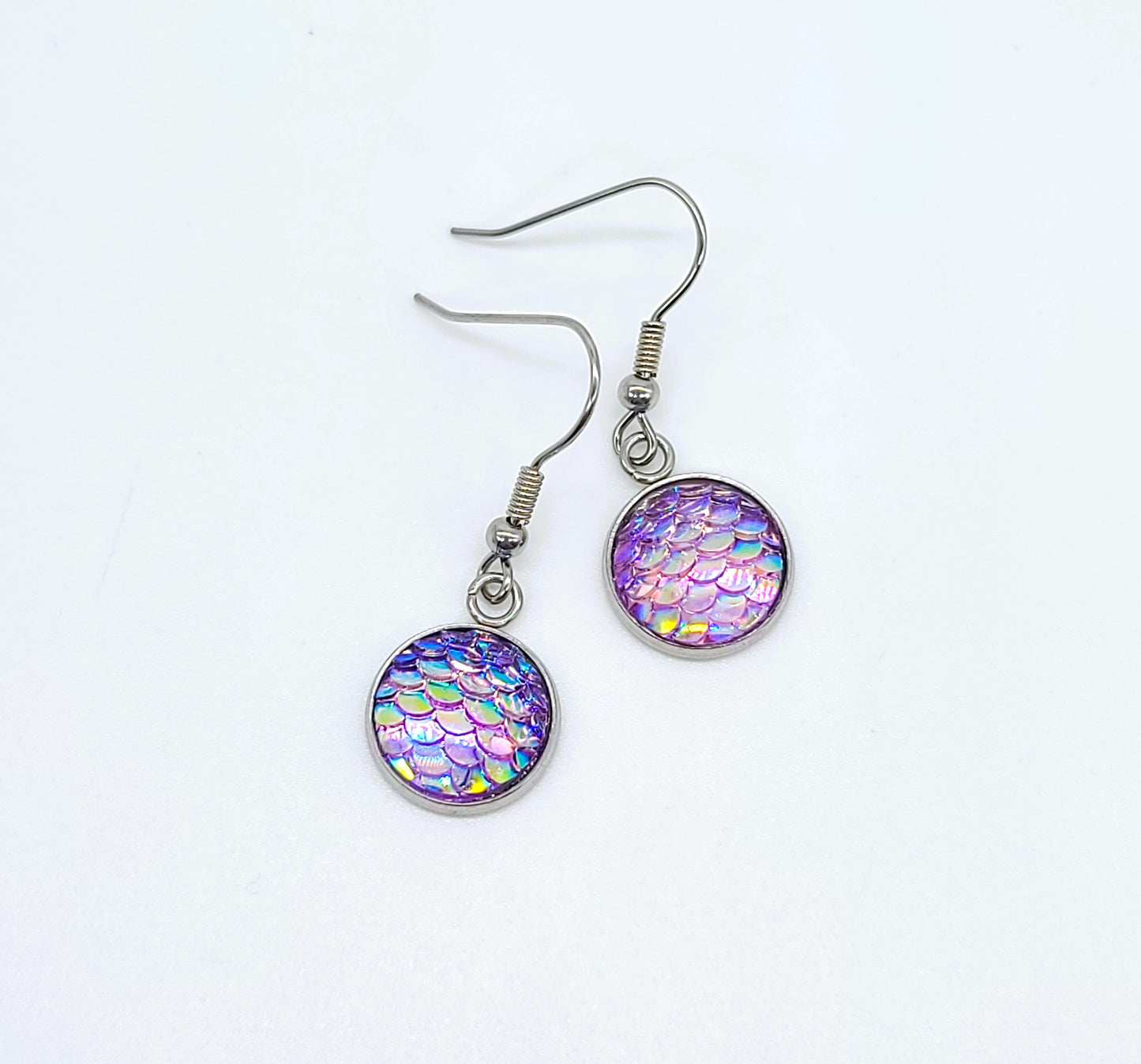 Iridescent Mermaid Scale Link Bracelet