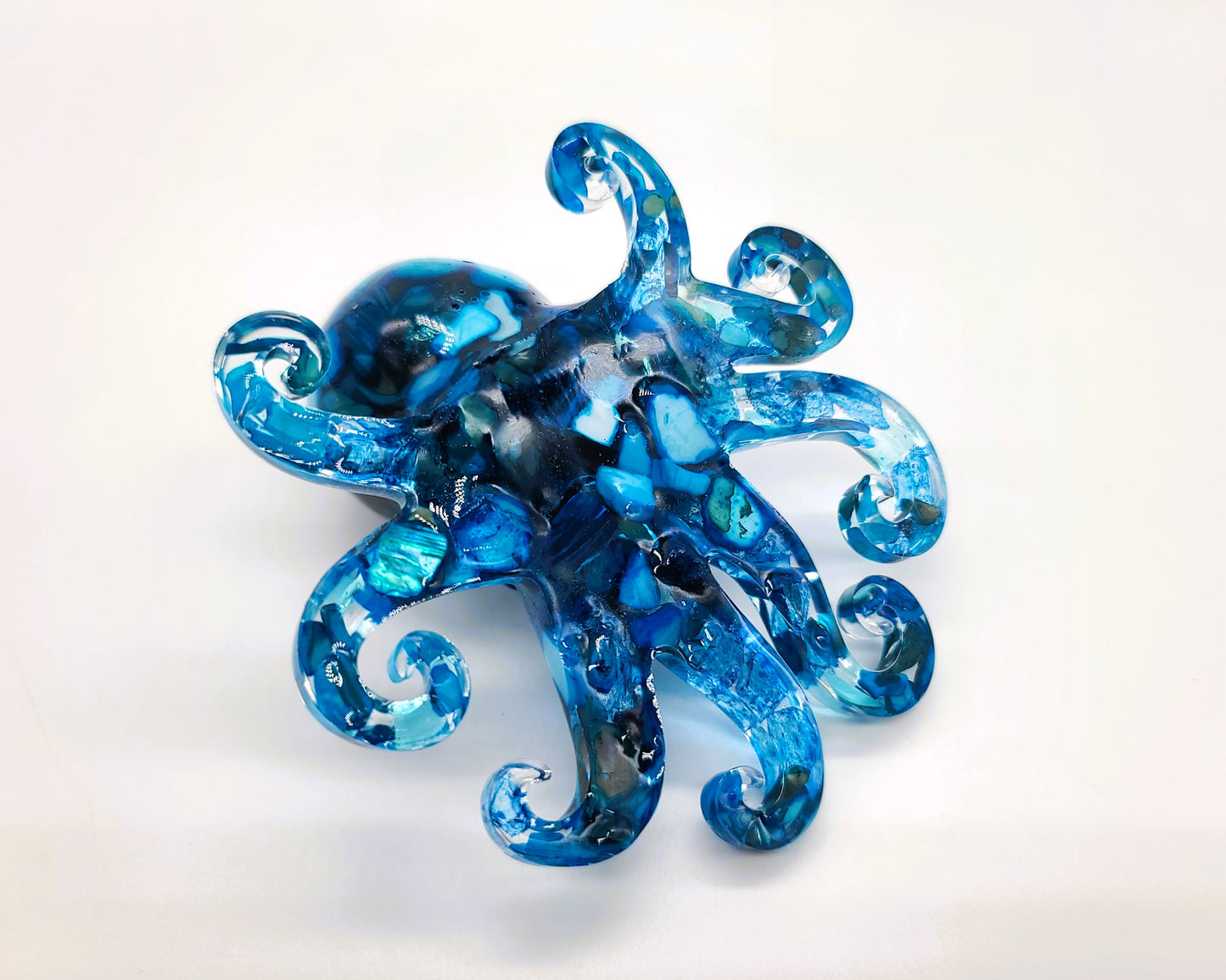 4" Resin Octopus Art Figurine - Eco-Friendly