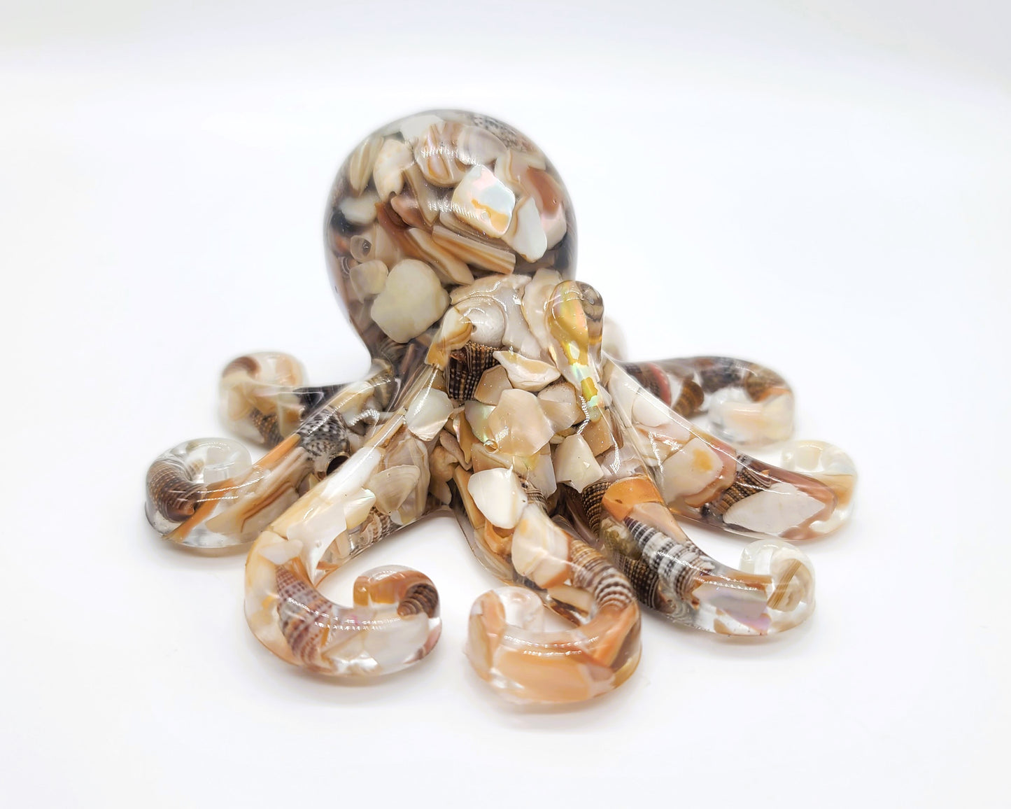 4" Resin Octopus Art Figurine - Eco-Friendly