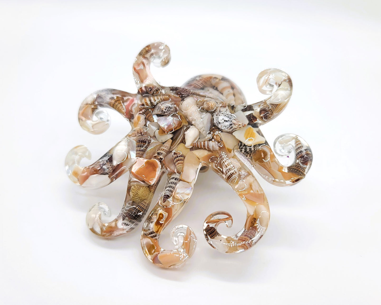 4" Resin Octopus Art Figurine - Eco-Friendly
