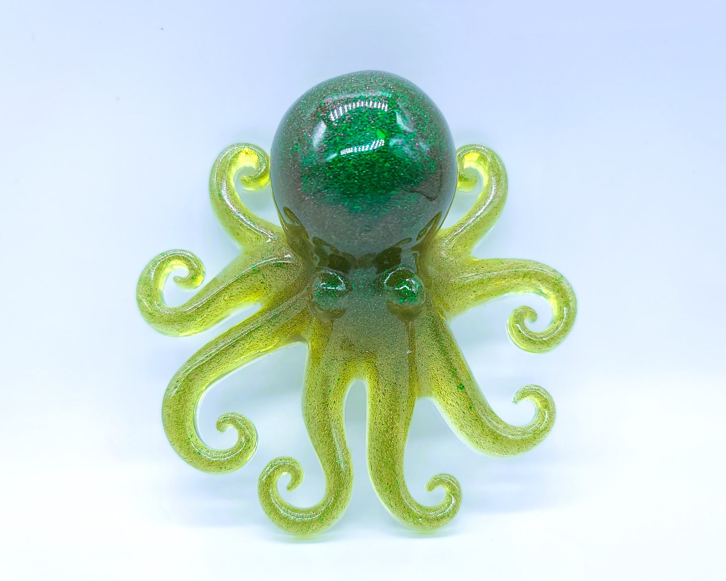4" Resin Octopus Art Figurine - Eco-Friendly