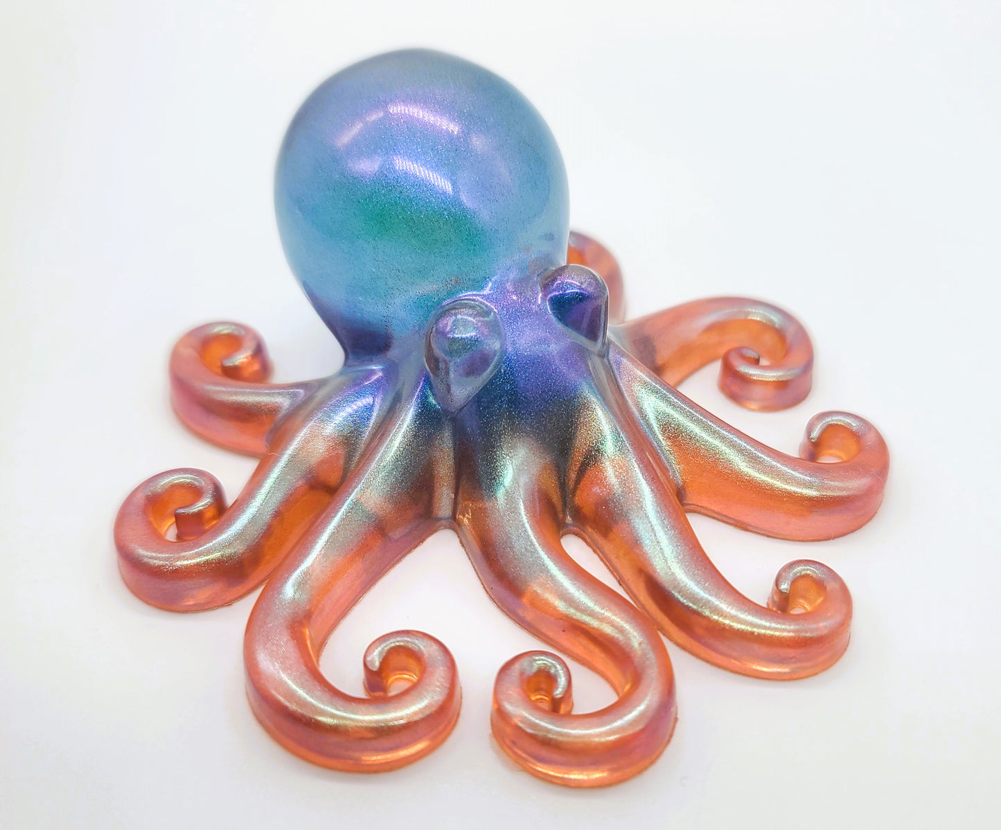 4" Resin Octopus Art Figurine - Eco-Friendly