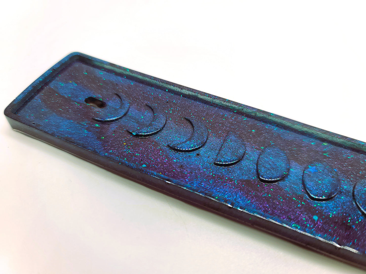 Resin Incense Burner - Made with Resin & Color-Shift Mica