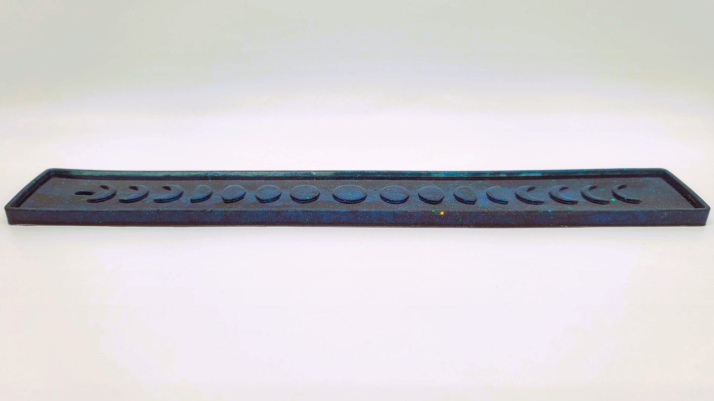 Resin Incense Burner - Made with Resin & Color-Shift Mica