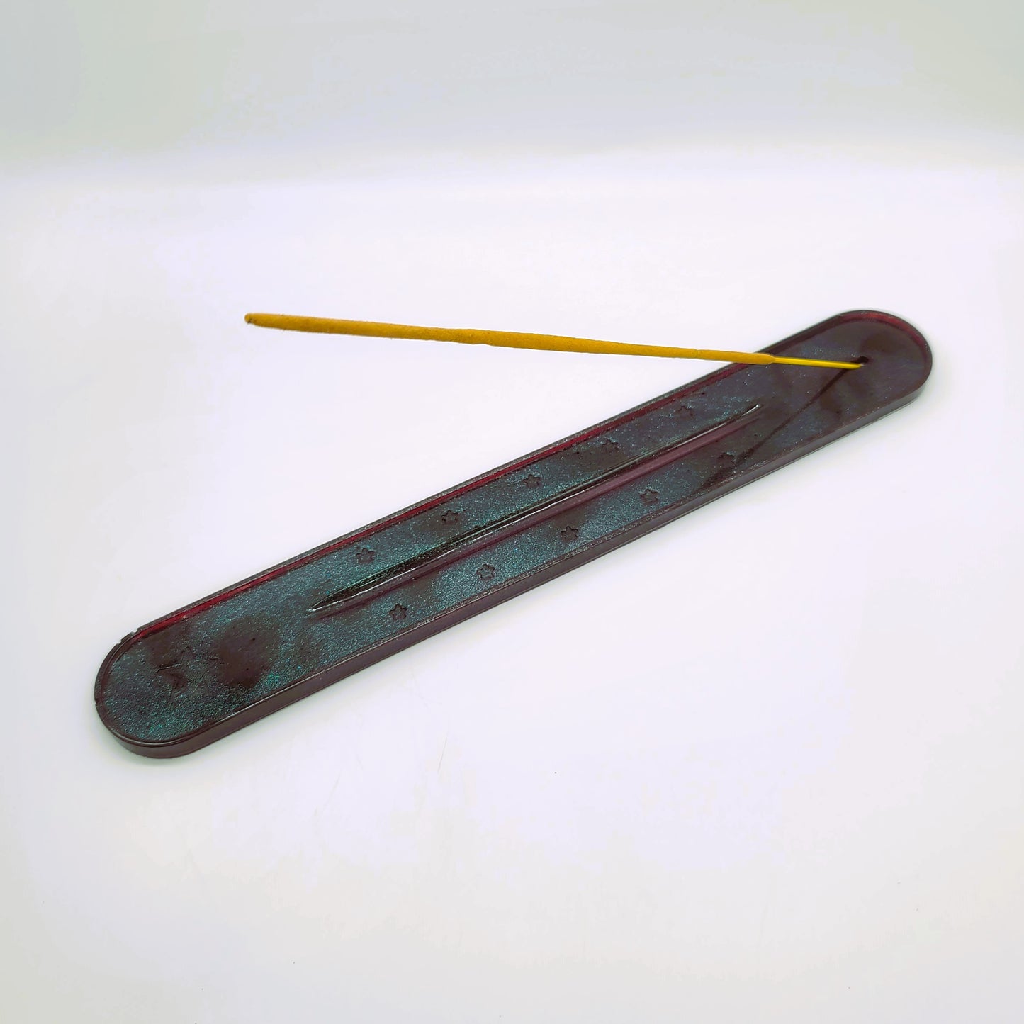 Resin Incense Burner - Made with Resin & Color-Shift Mica