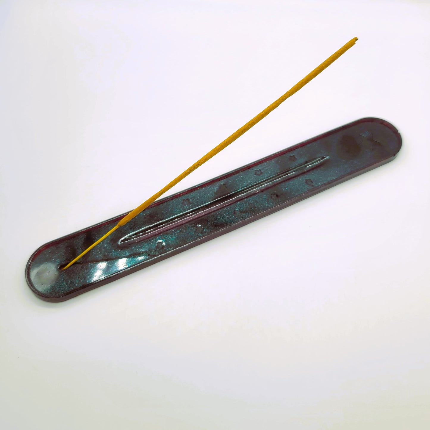 Resin Incense Burner - Made with Resin & Color-Shift Mica