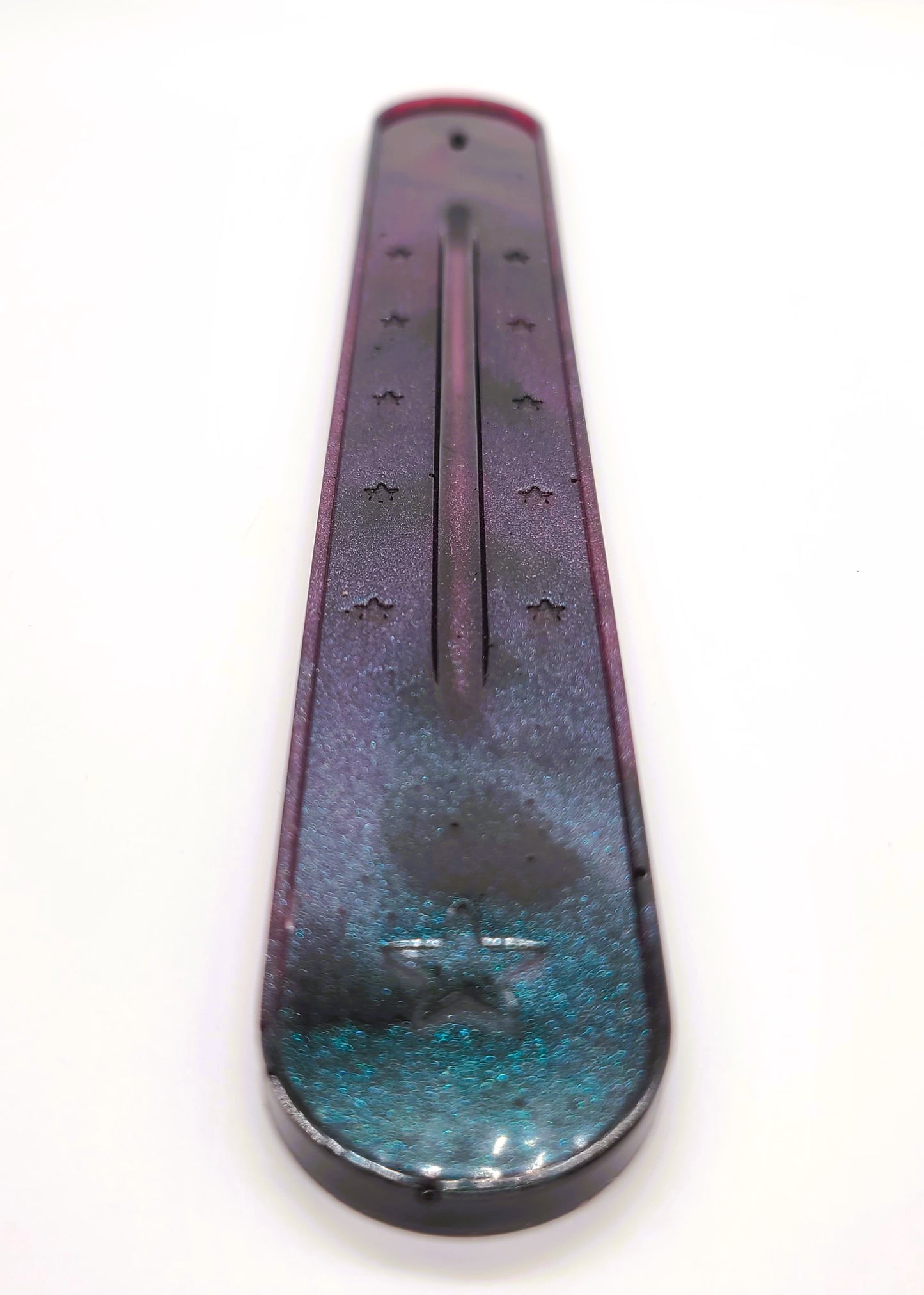 Resin Incense Burner - Made with Resin & Color-Shift Mica
