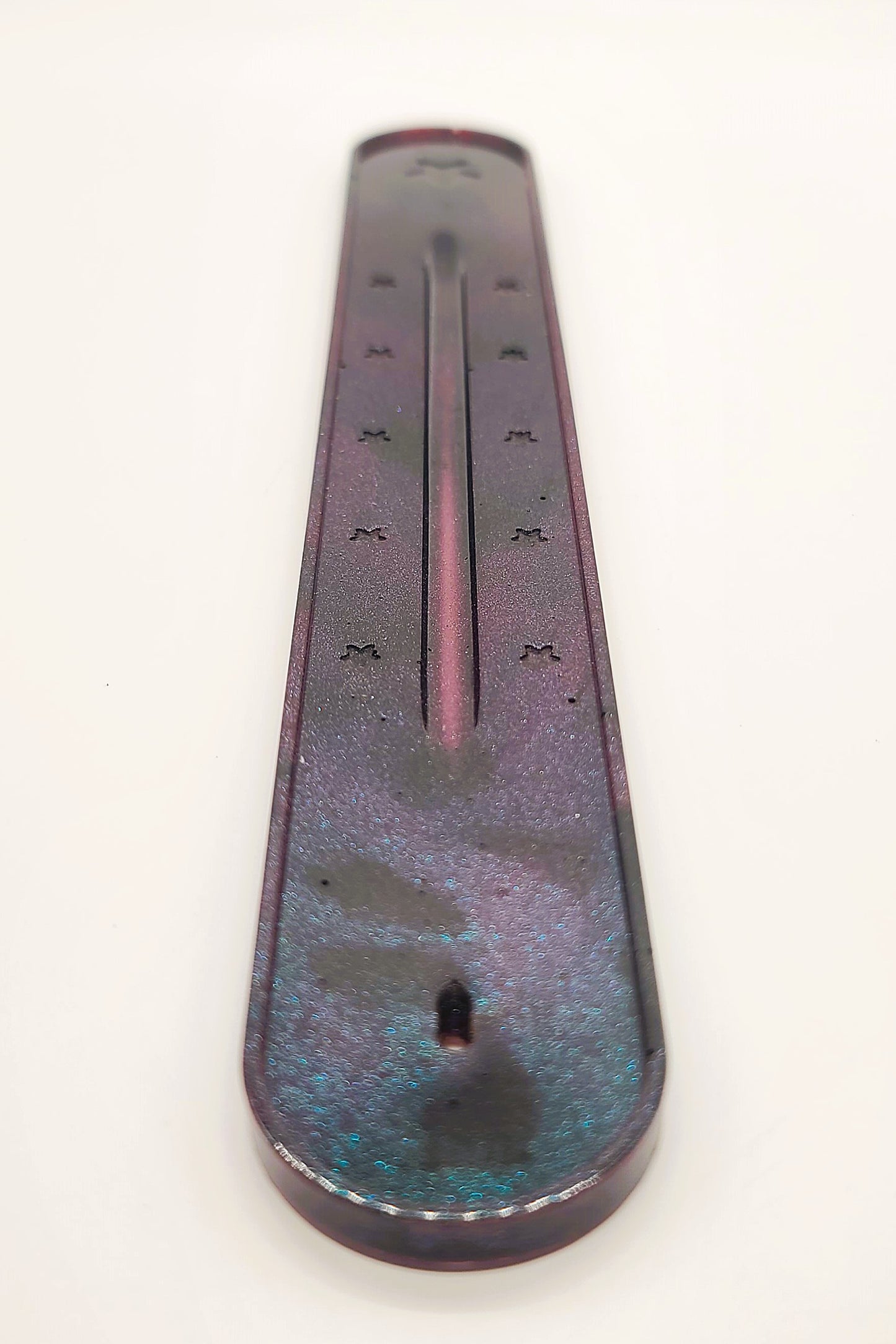 Resin Incense Burner - Made with Resin & Color-Shift Mica