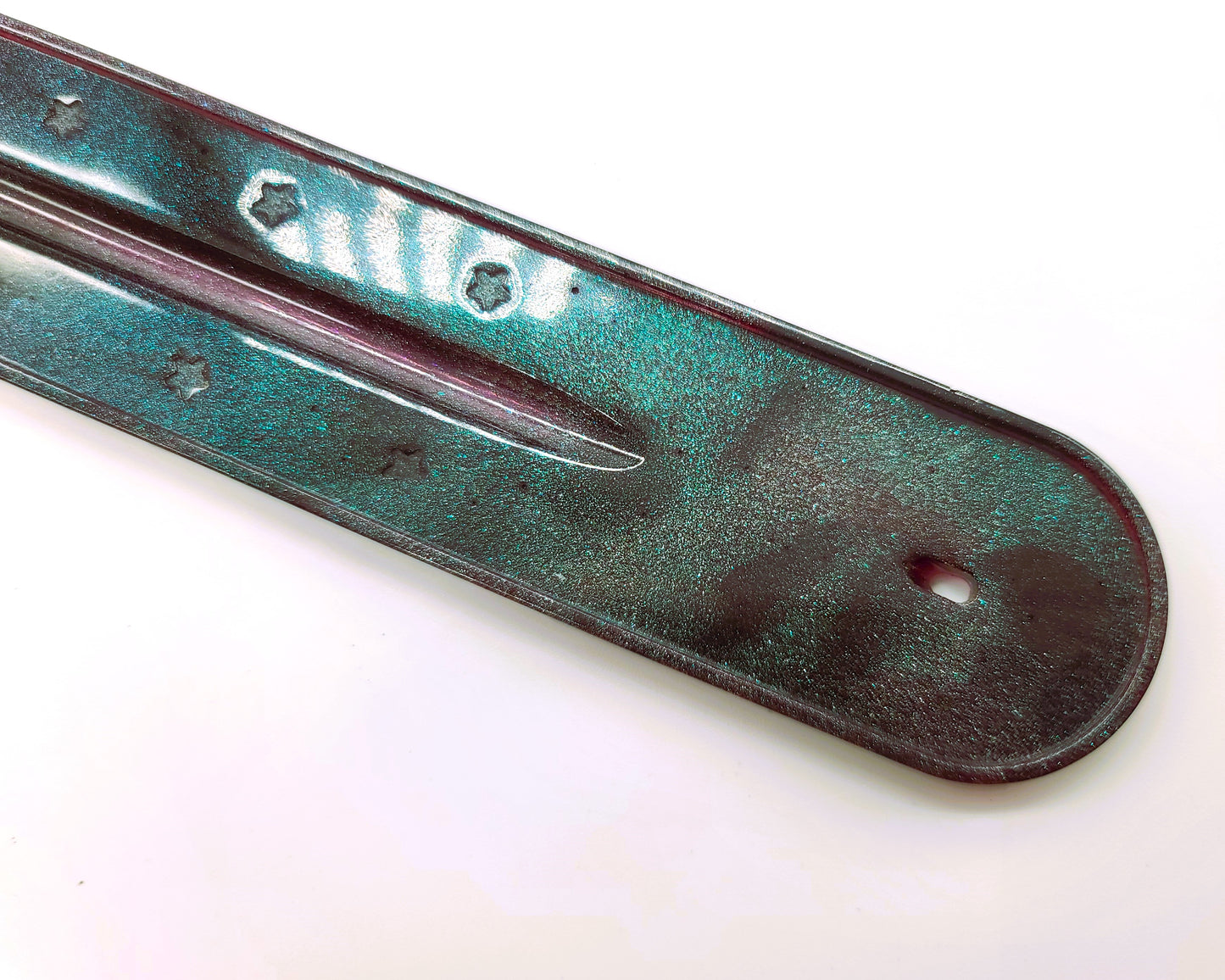 Resin Incense Burner - Made with Resin & Color-Shift Mica