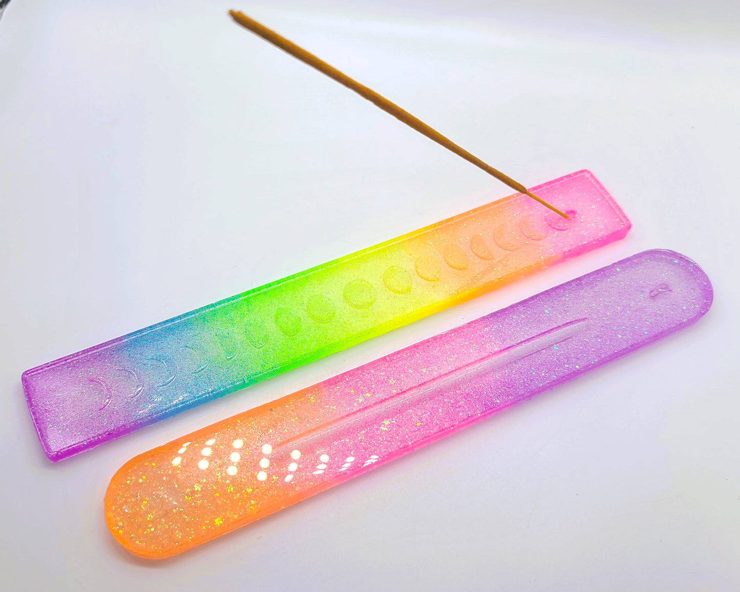 Resin Incense Burner - Made with Resin & Color-Shift Mica