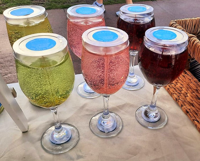 Wine Glass Gel Candle - Scented - 10 oz Wine Glass