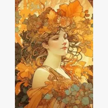 Set of 8 Magnets - Golden Woodland Fairies