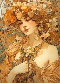 Golden Woodland Fairies-Set of 8 Decoupage Wood Wall Panels