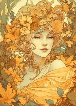 Golden Woodland Fairies-Set of 8 Decoupage Wood Wall Panels
