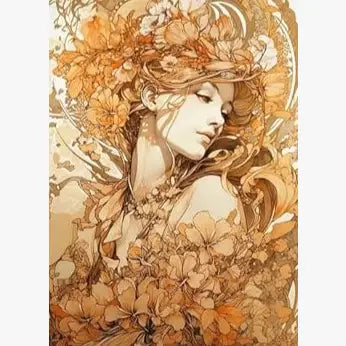 Set of 8 Magnets - Golden Woodland Fairies