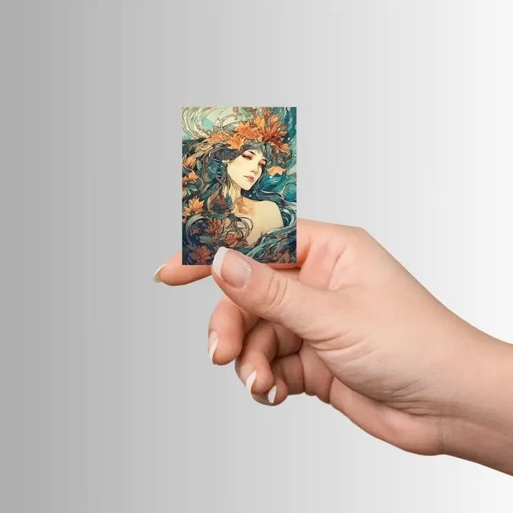 Set of 8 Magnets - Blue Ladies of the Lake