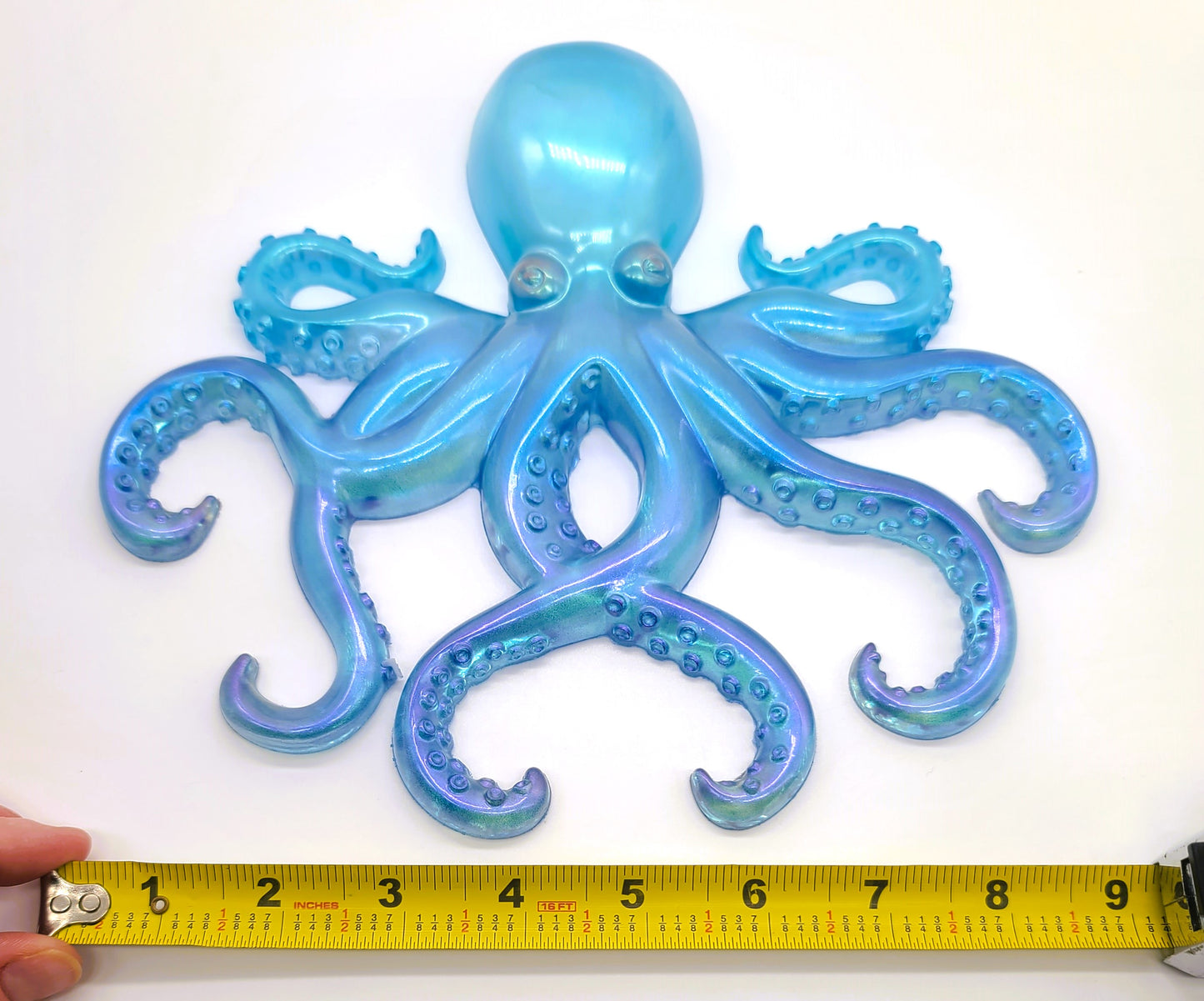 Large Resin Octopus Wall Art - Eco-Friendly