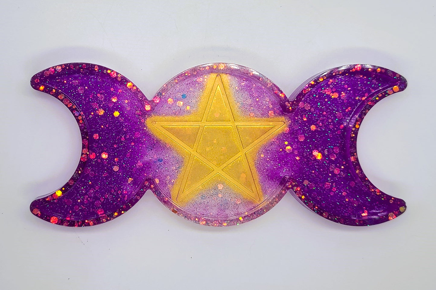 Triple Goddess Candle / Incense Holder - Made w/ Eco-Friendly Resin