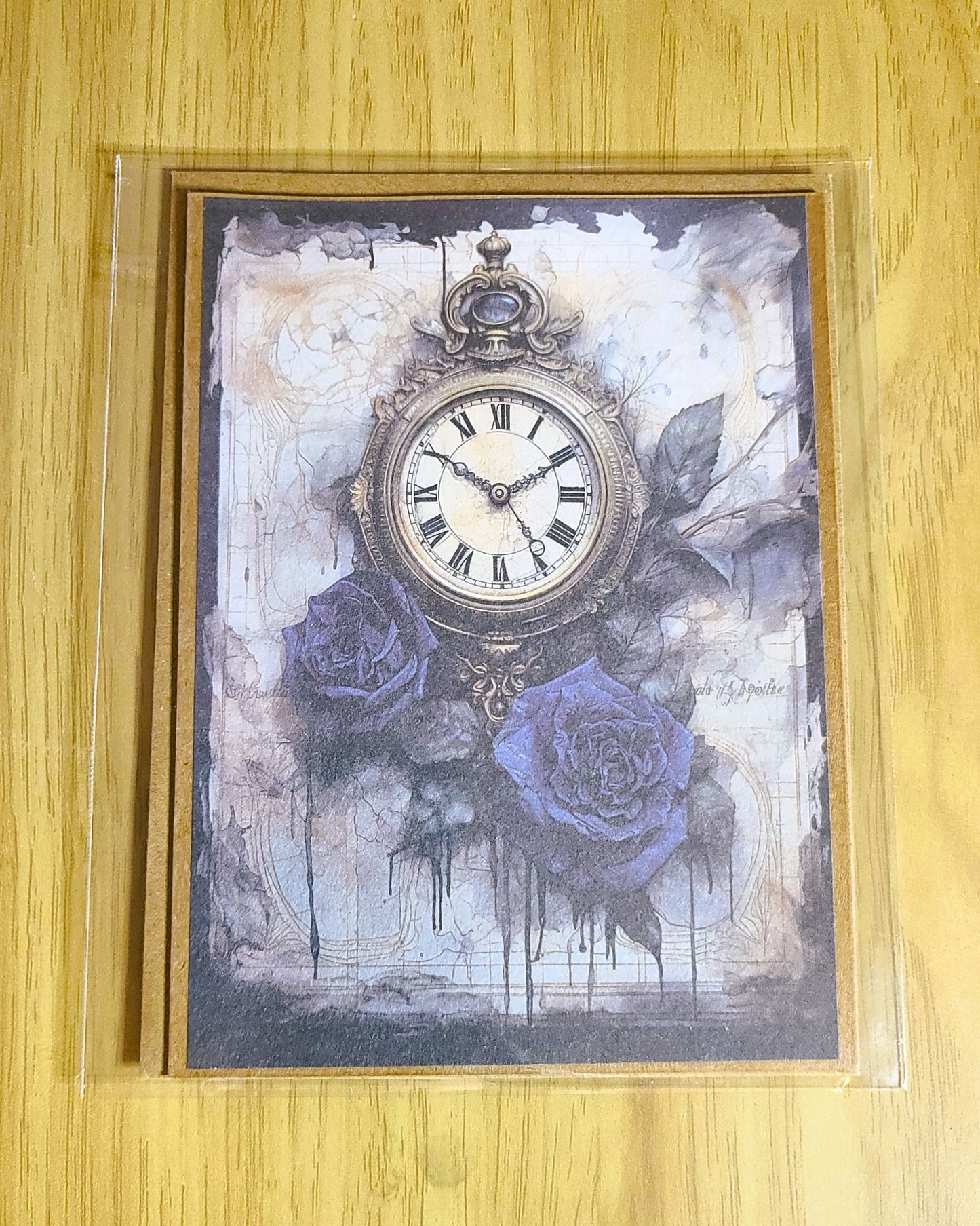 Spooky Gothic Witchy Halloween Greeting Card with Envelope