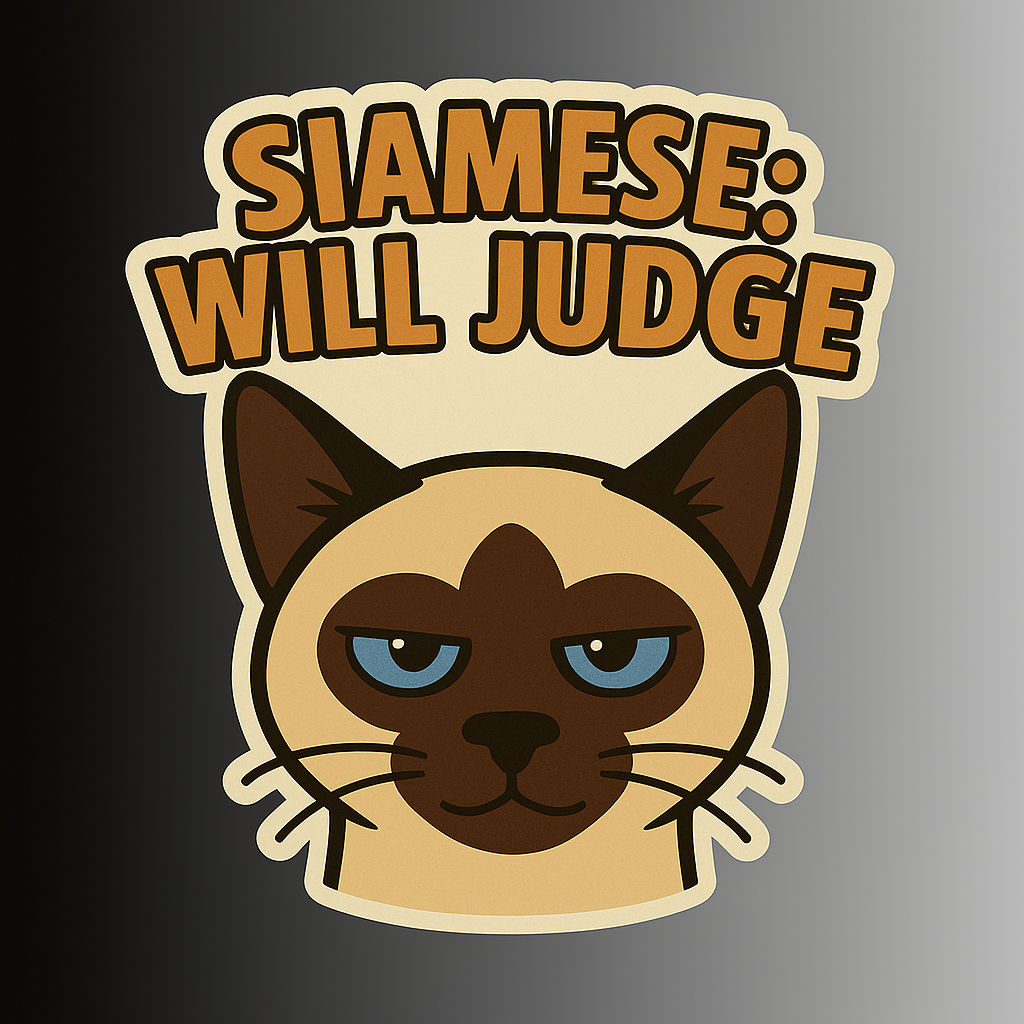 Siamese Cat Sticker Pack