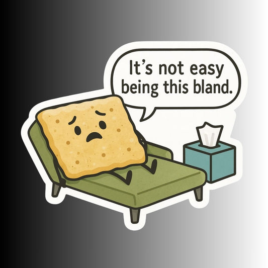 "It's Not Easy..." Funny Ironic Cracker Political Sticker