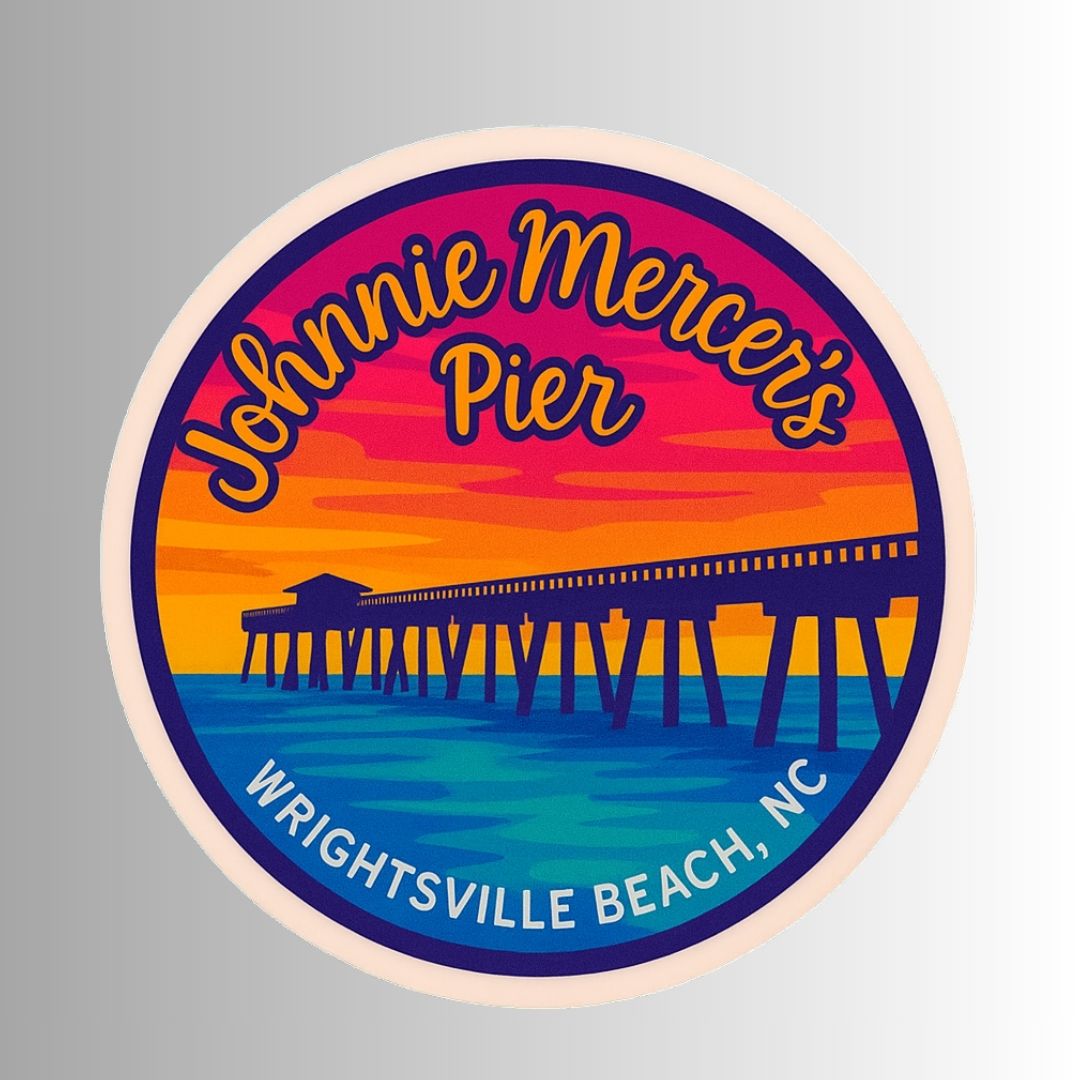 Johnnie Mercer's Pier Wrightsville Beach, NC Sticker