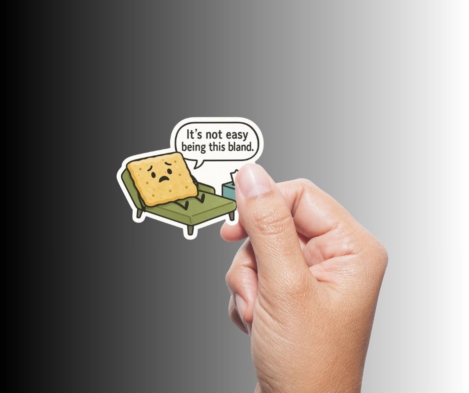 "It's Not Easy..." Funny Ironic Cracker Political Sticker