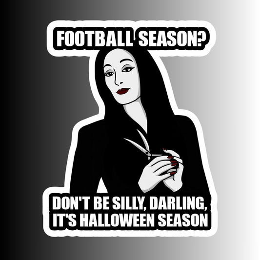 Funny Spooky Addams Family Morticia Halloween Sticker